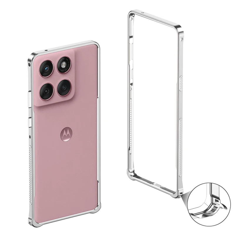 Aluminium Alloy Cooling Phone Case with Metal Border