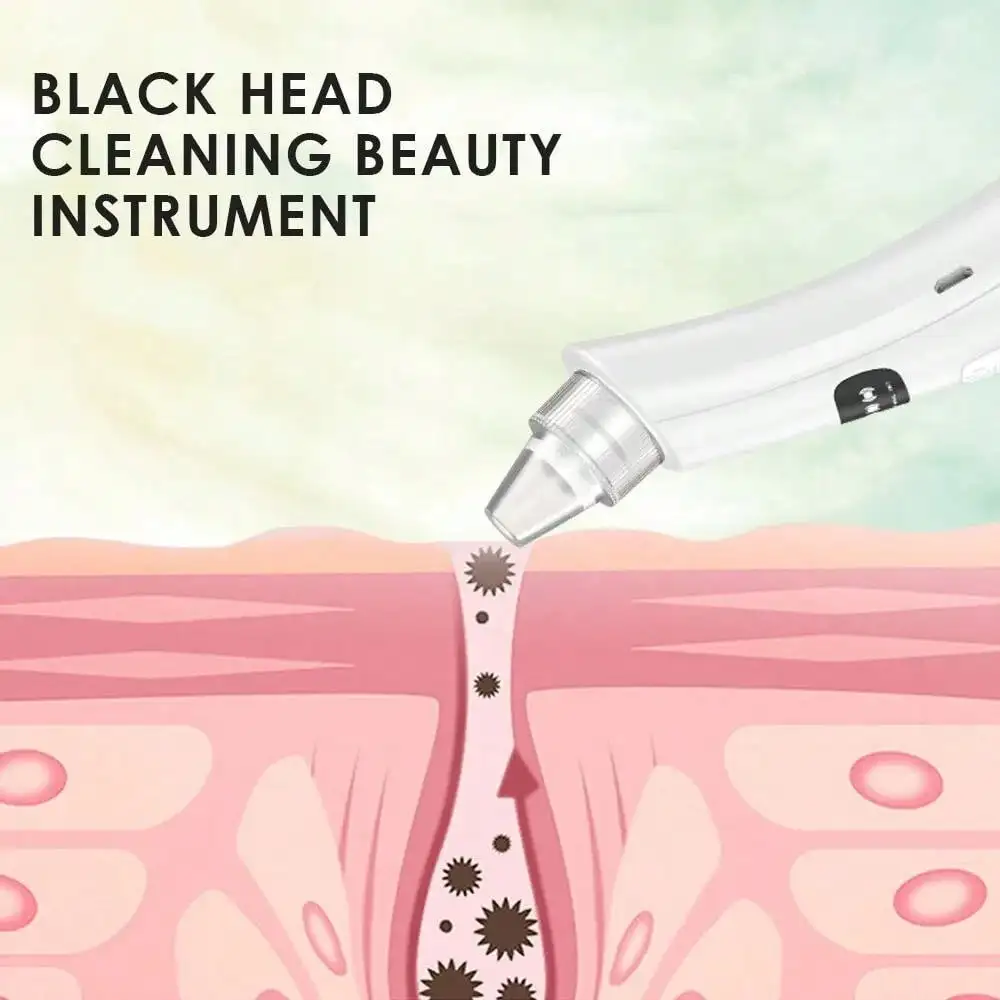 In Stock Fast Drop Shipping 3 Suction Mode Face Cleansing Beauty Machine Dead Skin Remover Face Vacuum Blackhead Removal Skin 2