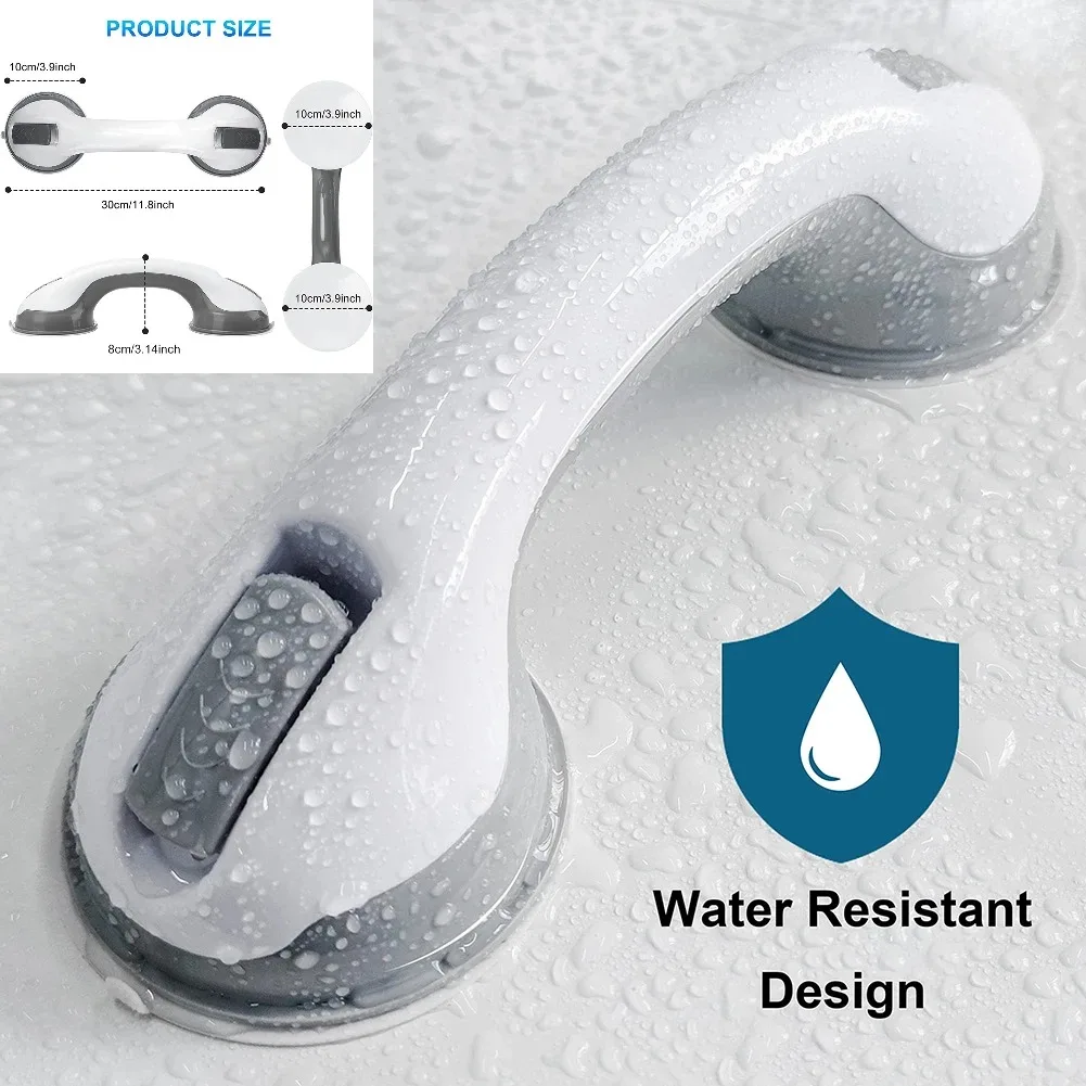 Bathroom armrest suction cup large glass door and window sliding door plastic suction cup non punching and scratch free handle shower grab bar