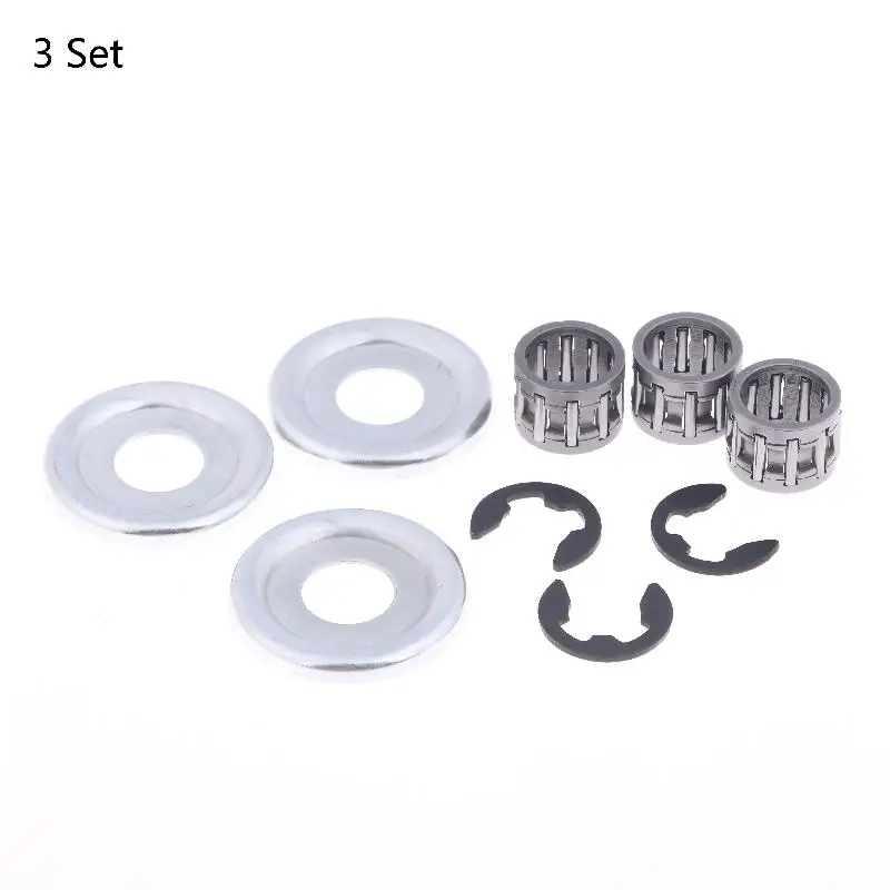 3-Piece Metal Bearing Replacement Clutch Kit with E-Clip and Washer
