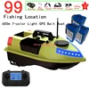 99 GPS Fishing Location RC Fishing Boat 2.4G 600M 3 Hopper Smart Speed Cruise Remote Control GPS Navigation Boat RC Nesting Boat 1