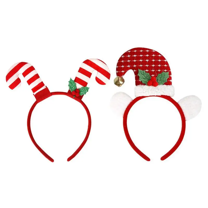 Christmas Headbands Cartoon Red Santa Claus Hairband Santa Claus Leg Hairband Xmas Kids Favor Gifts Xmas Decoration Supplies