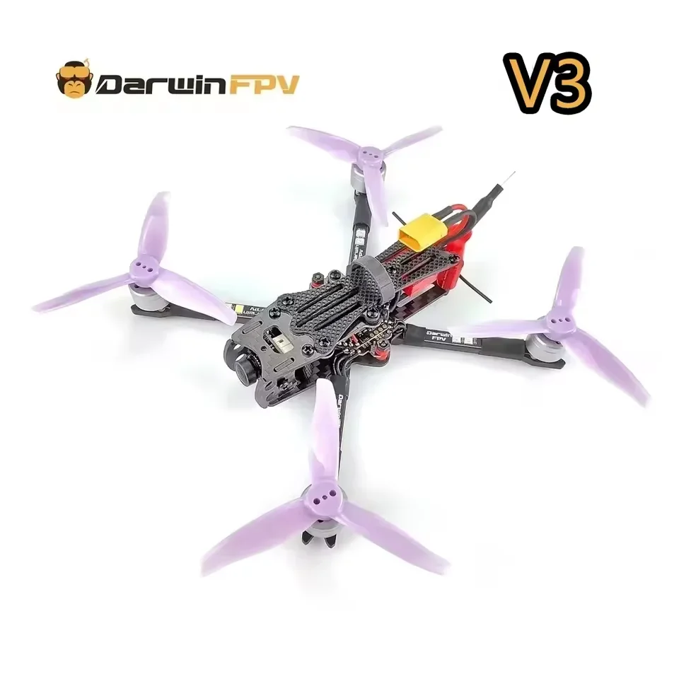 DarwinFPV Baby Ape Pro V3 Управление полетом 142 мм 3 дюйма F4 OSD 15A AIO BLHeli_S Dshot600 40 каналов 1200 мВт 700TVL BabyApe Pro V3 thumbnail 3