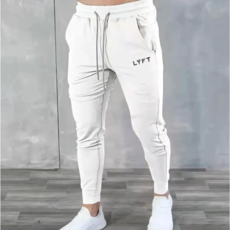Muscle Fitness Autumn And Winter New Sports Pants Men's Casual Pants Korean-style Slim-fit Fitness Pants Men's Ankle Pants
