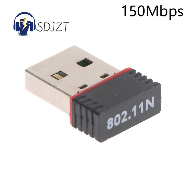 Mini récepteur USB sans fil, dongle carte réseau, adaptateur Wifi externe,  antenne de stérilisation 11n, 150Mbps, pour ordinateur de bureau et  portable - AliExpress