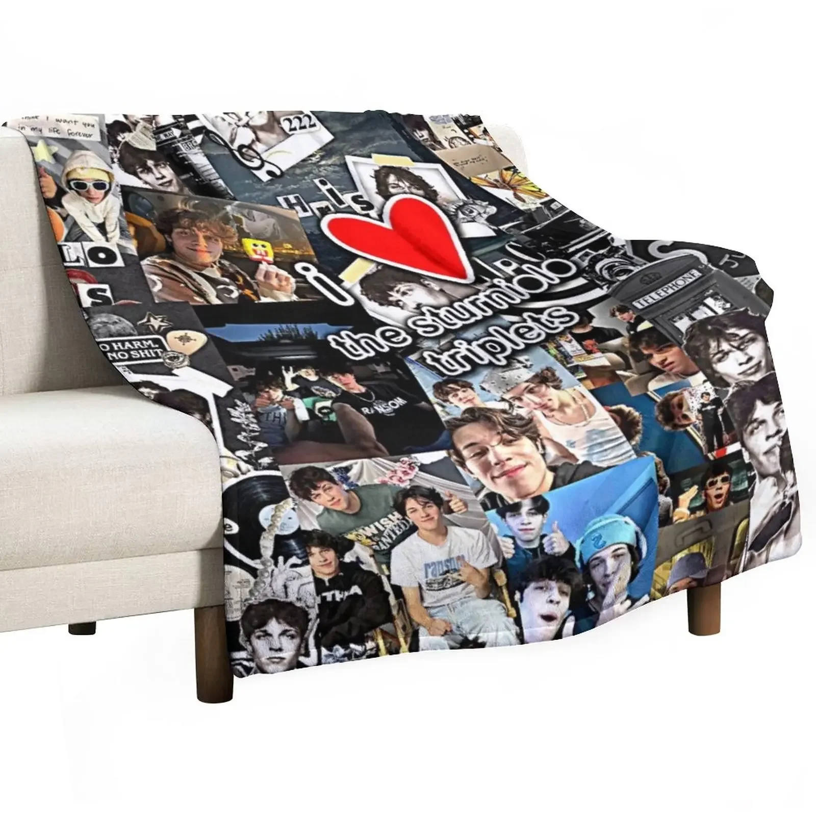 

sturniolo triplets Throw Blanket Designers Sofa Blankets