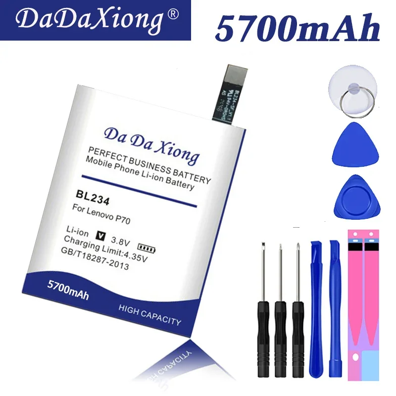 DaDaXiong 5700mAh BL234 для Lenovo P70 P70T P70-T аккумулятор для мобильного телефона