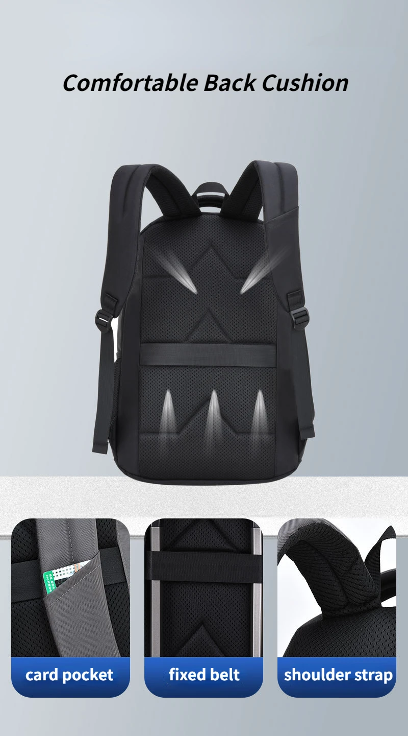 Shaolong SL6003 Large Capacity School Backpack Grey ETCT