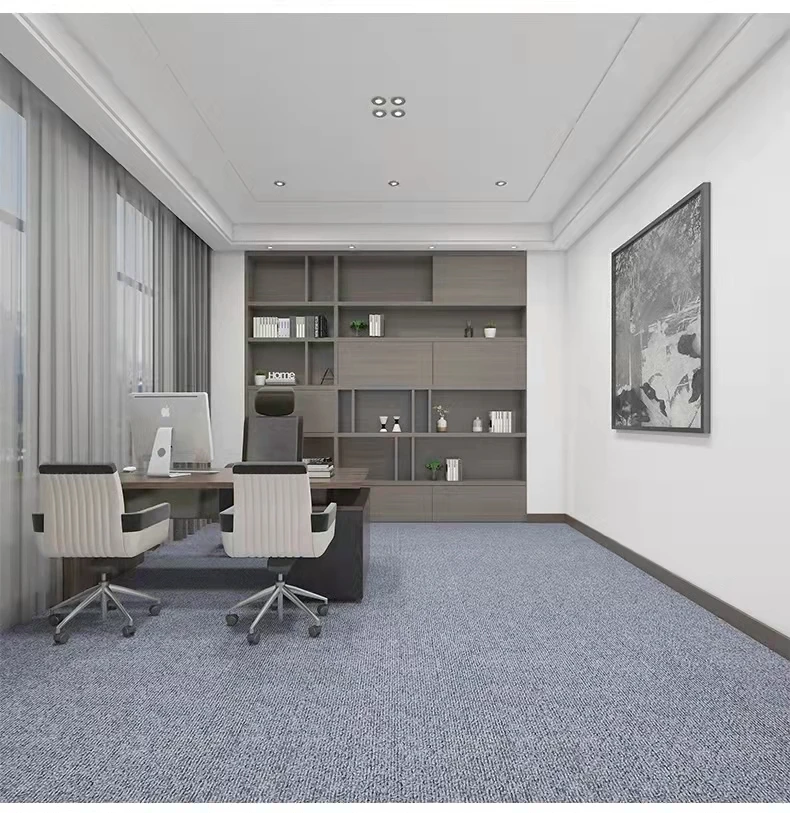 Thiened Office Carpet for Living Room And Bedroom Anti-Slip Soundproof Suitable for Office Desk And Chair Large Area Coverage