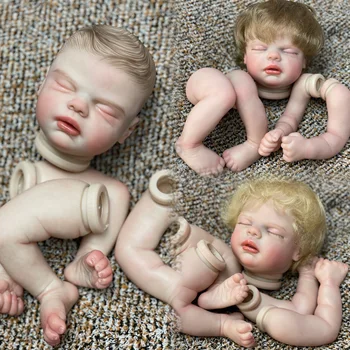Kit bambola Bebe dipinta Kit smontato Soft Touch da 18-20 pollici Bambola Reborn fatta a mano Realistica bambola Bebe Reborn per regalo per bambini