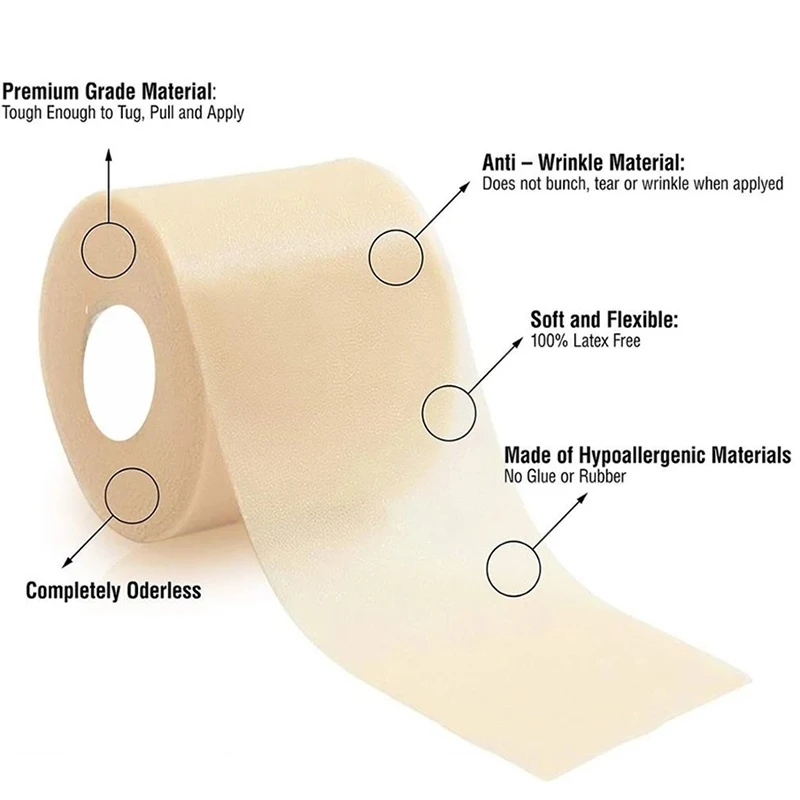 Foam Cotton Skin Film Self-adhesive Elastic Bandage Elbow Knee Skin Mask Film Foam Underwrap Sports Pre-Wrap for Athletic Tape sports tape,kinesiology tape,self stick bandage