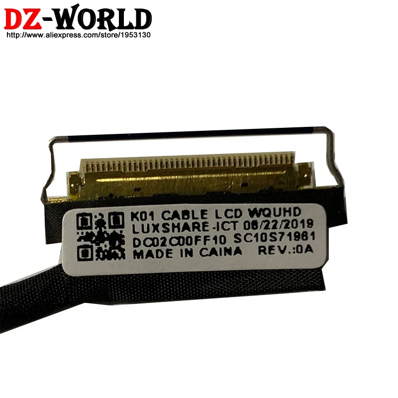 Câble écran LCD Pour Lenovo ThinkPad X1 Carbon 10e Gen - 40 Pins - Modèle DC02C00TN10/SC10T73258
