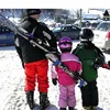 Nylon Skiing Pole Shoulder Hand Carrier Lash Handle Straps Adjustable Buck Hook Loop Protecting Black Nylon Ski Handle Strap Bag 2