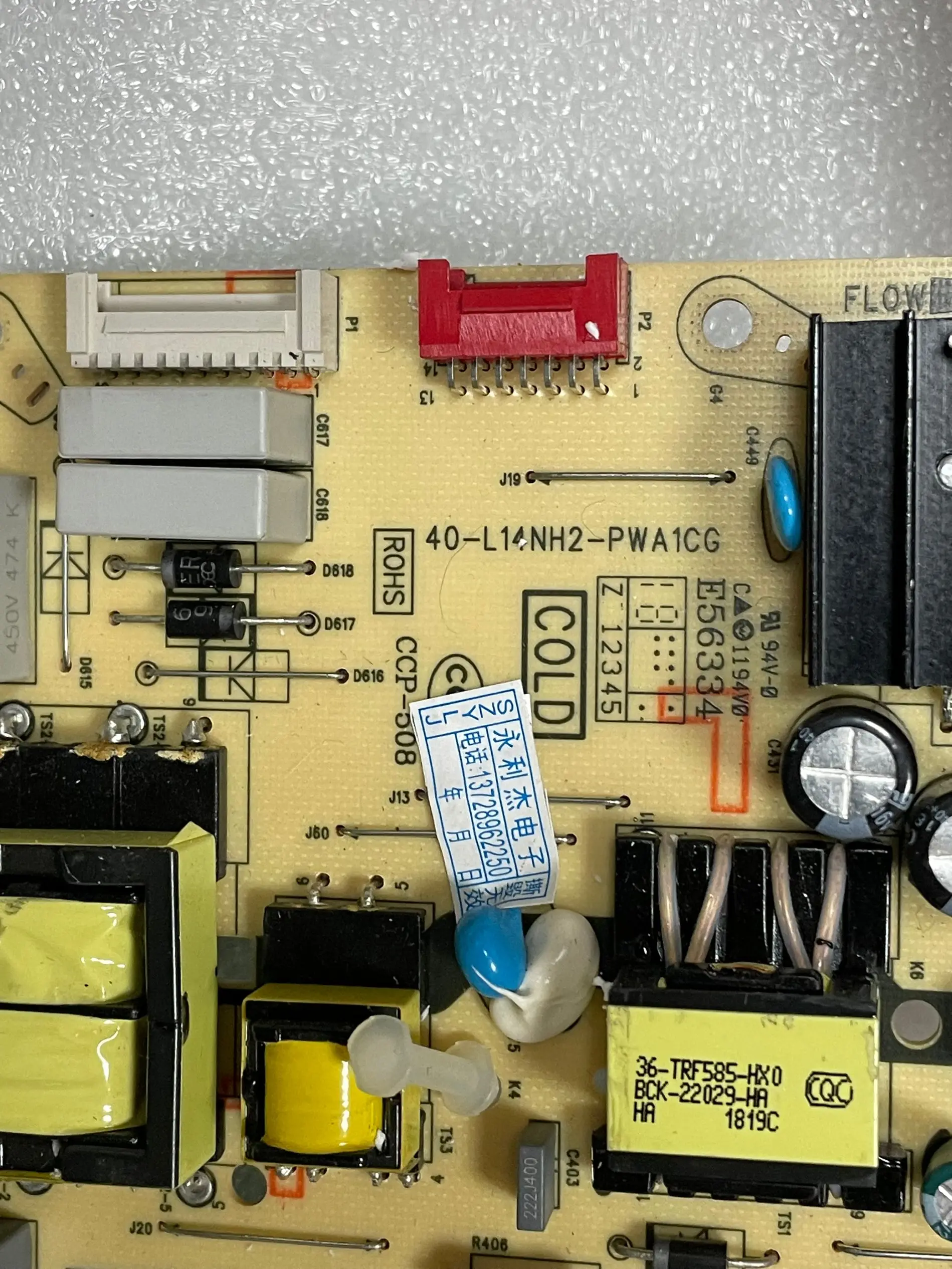 Original Placa de Potência 55p6 40-l14nh2-pwa1cg 08-l14nha2-pw200aa - Imagem 2