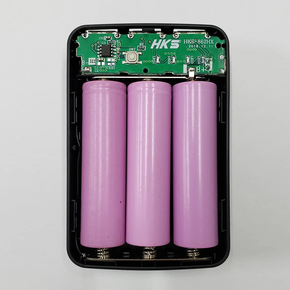 3*18650 Battery Holder 3-USB Power Bank Battery Box Mobile Phone Charge Storage Box DIY Shell Case Charger for Smart Phones