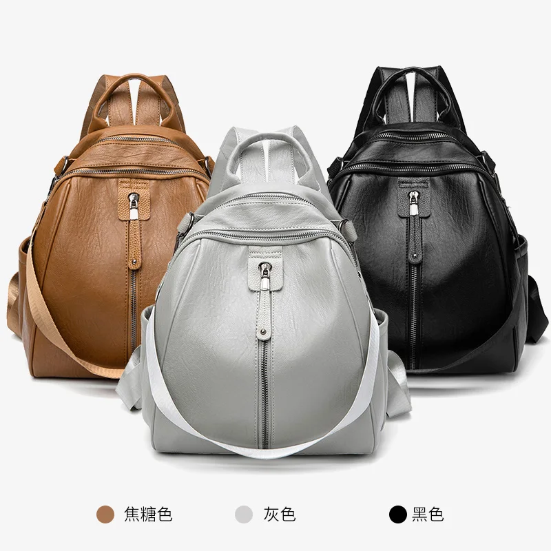 Vintage Backpacks Women Fashion Bags Genuine Leather Small Backpack Aesthetic Lady Travel Bag Casual Backbag Cute Design Luxury 6