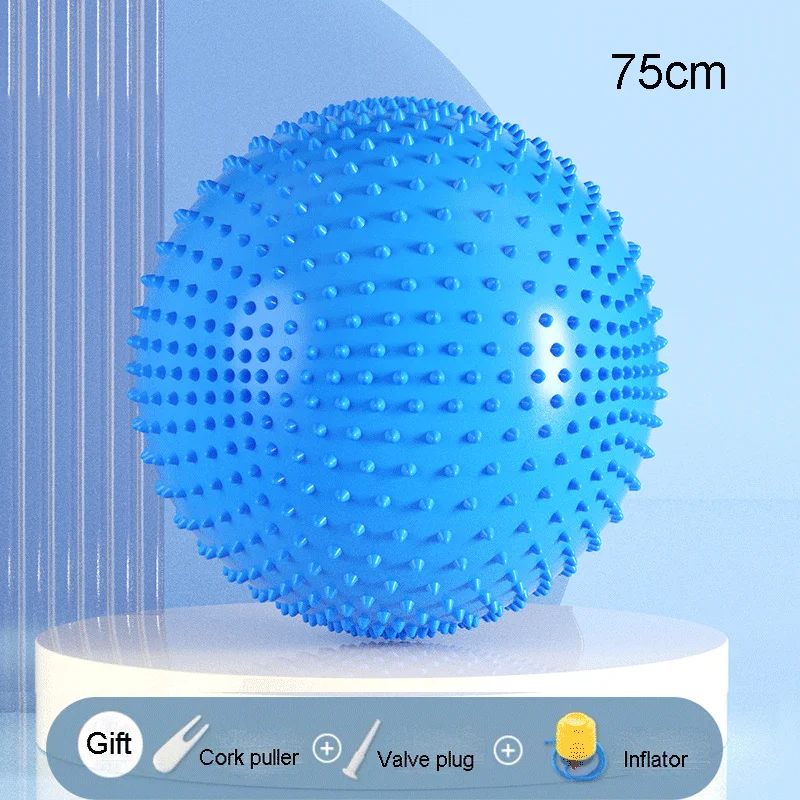 Yoga Ball Pvc Thick Yoga Fitness Ball Set Sports Smooth And Point Massage 45-95cm Home Fitness Equipment