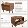 Hidden Compartment Night Stand Set 2, Mid Century Modern Concealment Furniture, End Table with Storage Drawer, Bedside Table 4