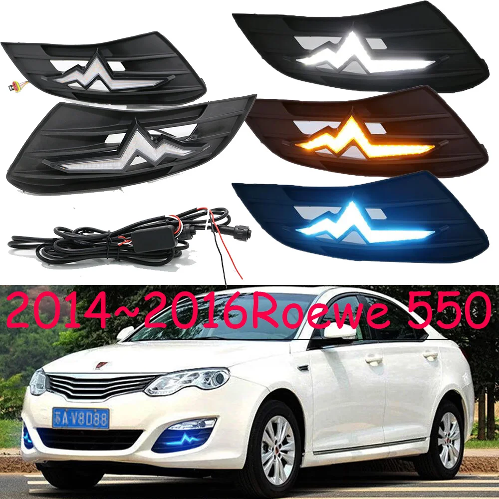 

Car bumper headlight for Roewe 550 daytime light 2014~2016y DRL car accessories LED headlamp for Roewe 550 fog light