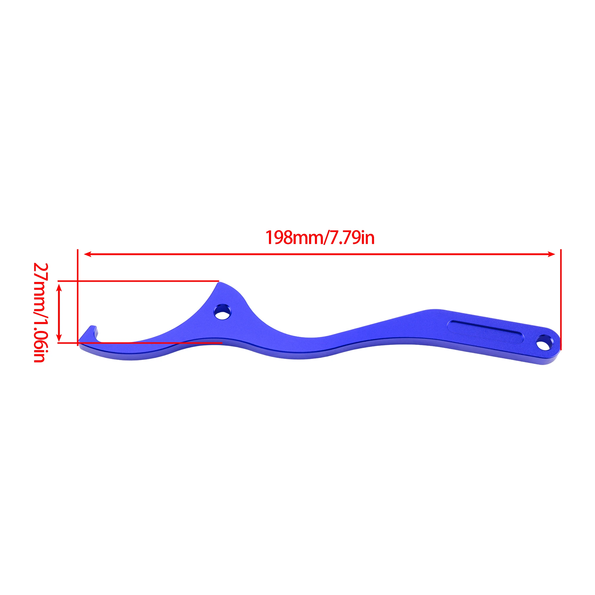 Motorcycle CNC Rear Damping Shock Spanner Wrench For KTM SX XC SXF XCW XCF EXC EXCF 125-500-Motocross Repair Tools