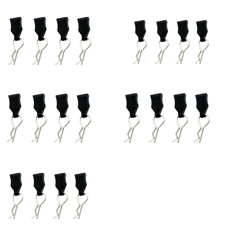 Pinces Acier Inoxydable Lot De 50 Clips De Carrosserie RC En Acier Inoxydable - Pinces Universelles Pour Voitures Radiocommandées Accessoire Voiture Rc