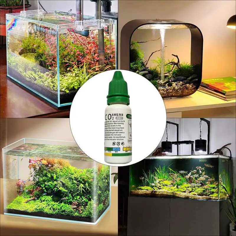 Co2 Glass Drop Checker Kit Co2 Drop Glass Checker Aquatic Transparent Aquarium Kit For Planted Fish Tank