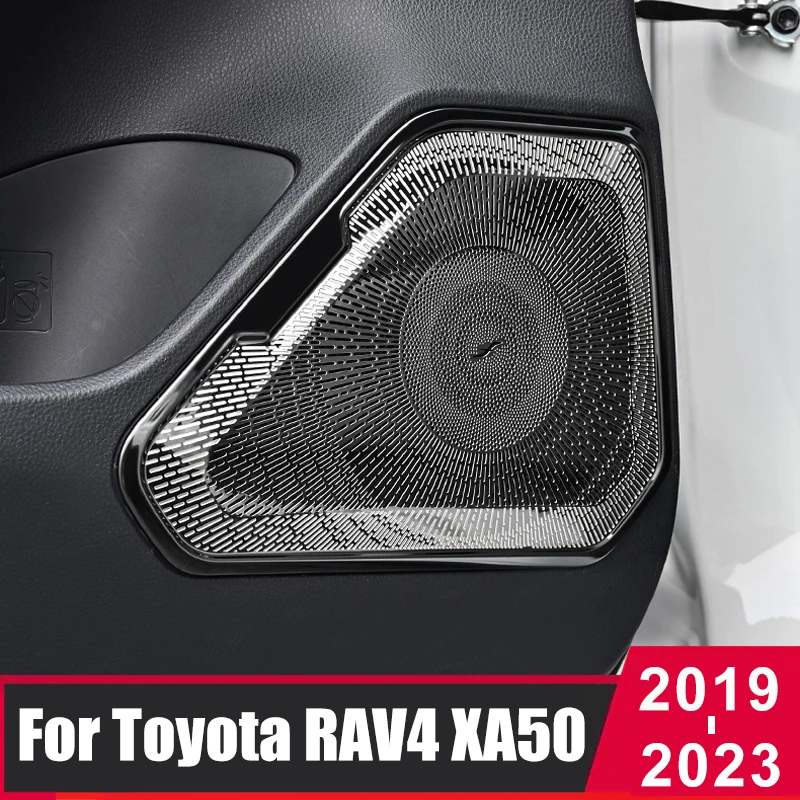 Yotarav4 rav 2019- 2021 2022 2023 xa50車のドア用スピーカーカバー,スピーカーパッド,トリム, インテリアアクセサリー AliExpress