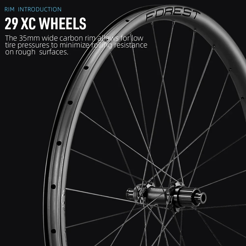 RYET 29er MTB Carbon Wheelets 35mm 36T Mountain Bicycle Rimset Straight Pull Hub Boost Bike Wheels Pillar 1423 2015 Spoke Rims