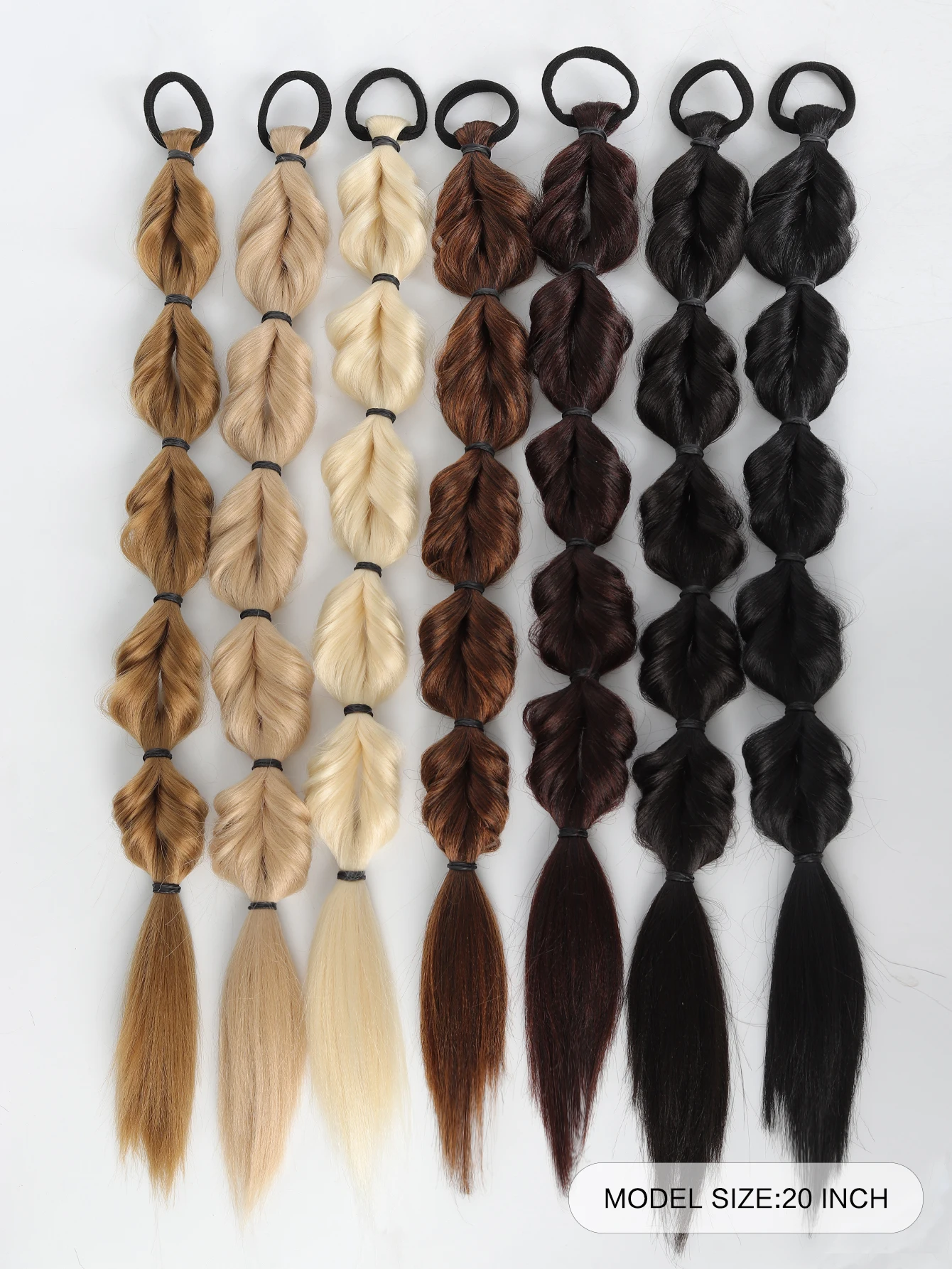 Synthetic Hair Ponytail Wig for Women Natural Dye Twist Braid