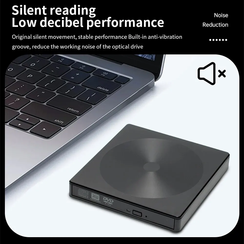 External Optical Drive DVD Drive DVD Writer USB3.0 for PC Laptop Notebook