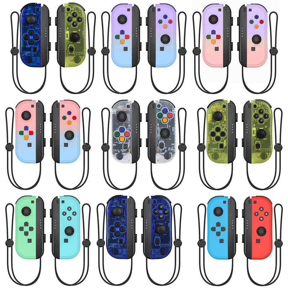 Neuer Joy-Pad-Controller in verschiedenen Farben für Nintendo Wireless Gamepad Dual Vibration Joy-Cons Switch Controller Joystick_voghion.com