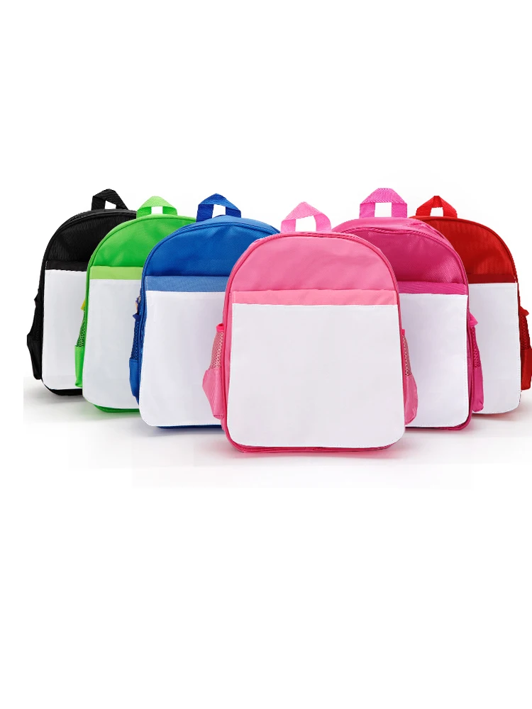 Sublimation Blanks School Bags Children Primary School Backpacks Kids Book Bag For DIY Kids Children Gifts
