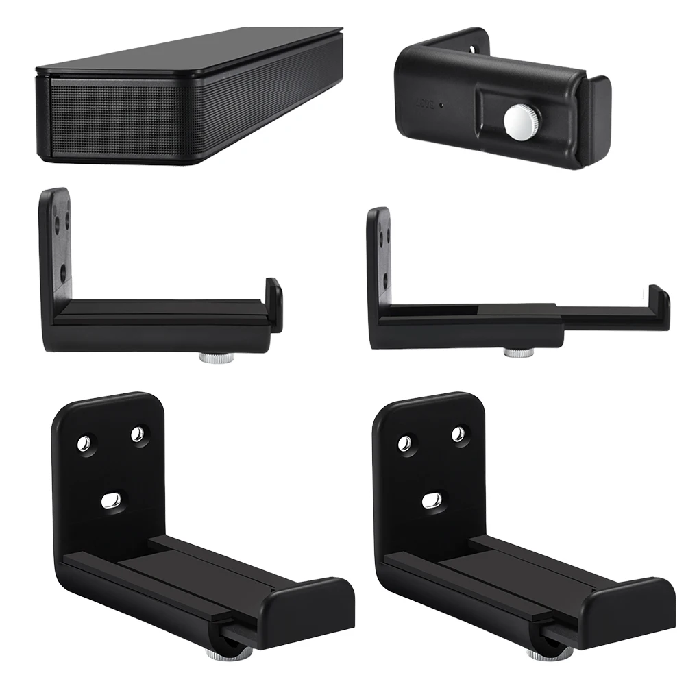 Description Picture 5 of itemSoundbar Wall Mount Bracket Universal Sound Bar Mounting Bracket Anti-Drop Drywall Sound Bar Wall Bracket for Most Soundbars