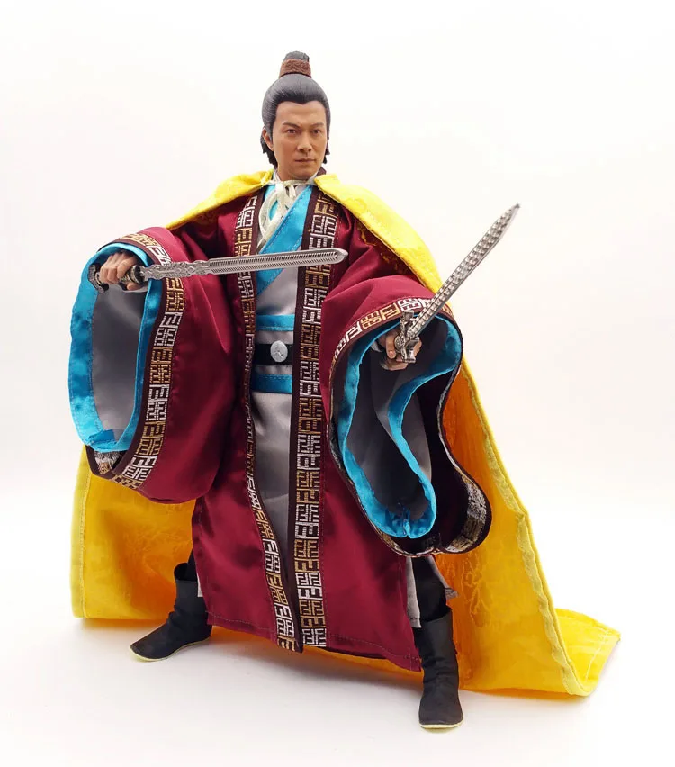 

1/6 Three Kingdoms Series Ancient Soldier Clothing Liu Bei Xuande Hanfu Six Piece Set