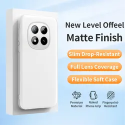 Ultra Thin Soft Silicon TPU Shockproof Phone Case - Clear Matte Finish for Poco X8 Pro (Clear)