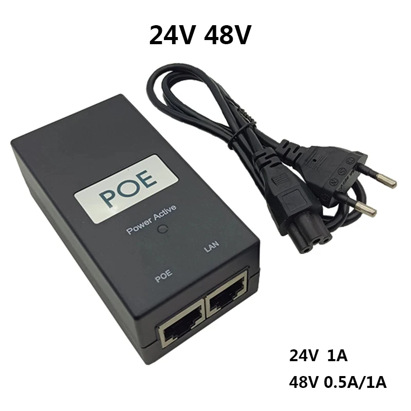 48V-1A-Powerline-Ethernet-adapt-rleri-48V-0-5A-POE-kayna-24-V-1A-enjekt ...
