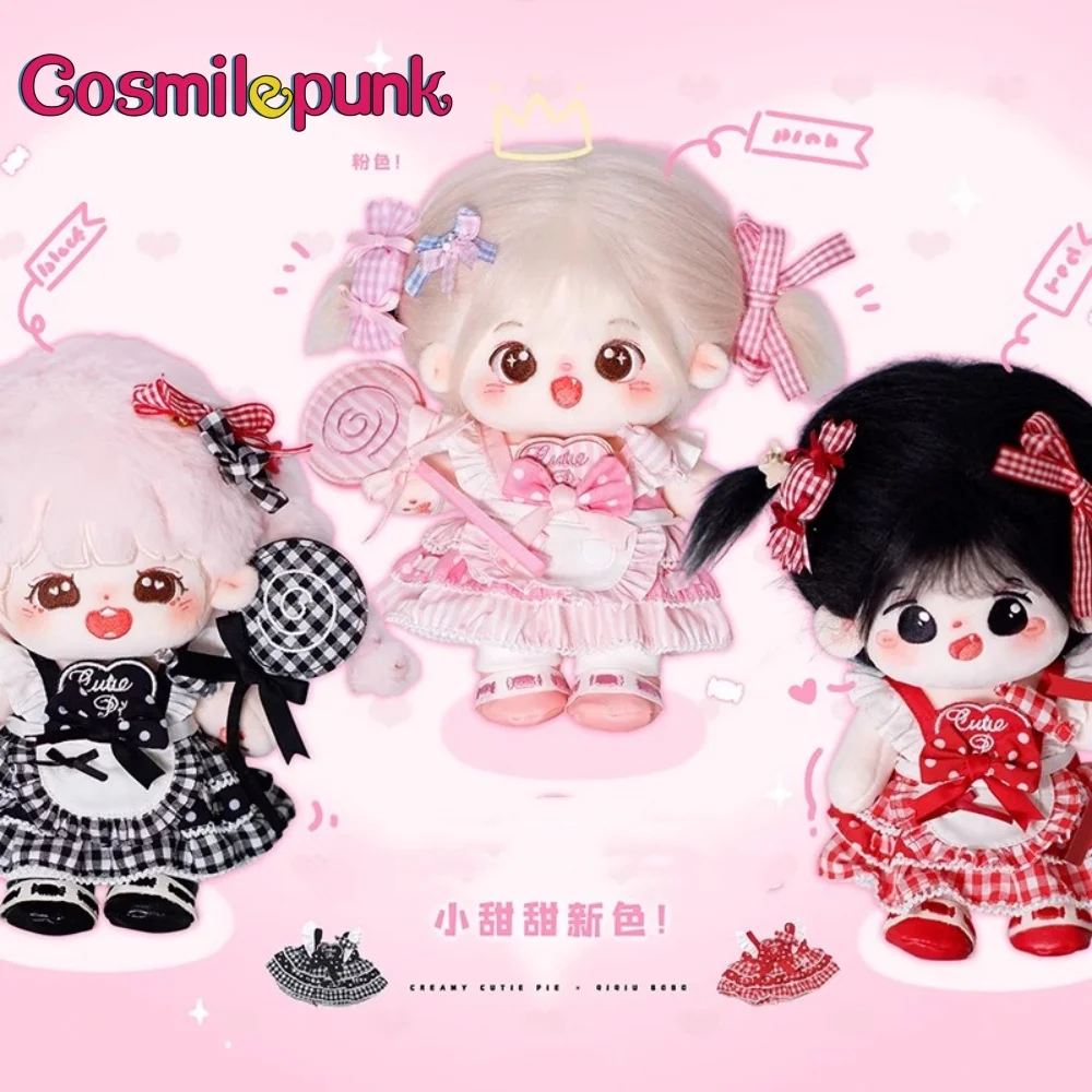 

Милый костюм Kpop Lolita для куклы 20 см красная черная розовая одежда костюм игрушка аксессуары Аниме косплей милый QQ