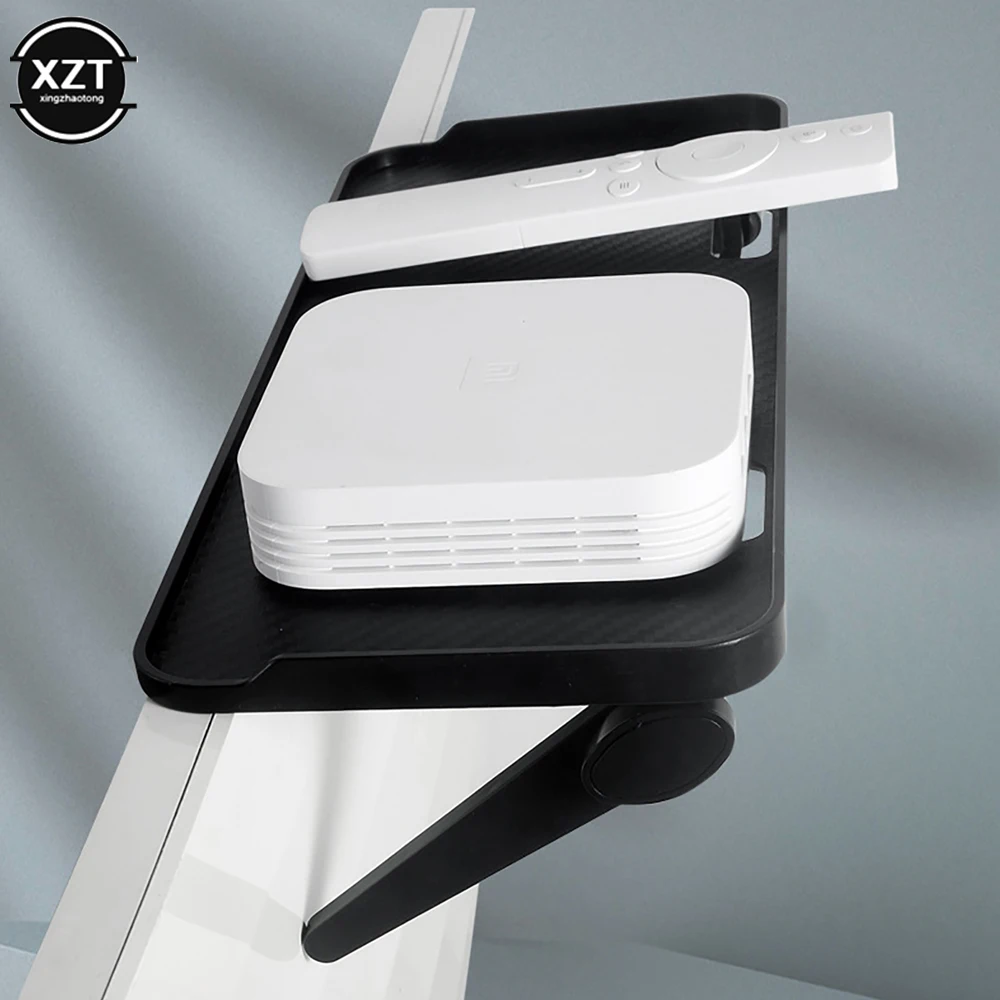 Adjustable TV Screen Top Shelf Computer Monitor Desktop Screen Top Storage Rack TV Media Box Router Shelf Rack Home Organizer tv screen shelf