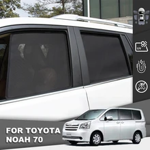 

For Toyota NOAH 70 Series Magnetic Car Sunshade Front Windshield Mesh Frame Curtain Side Window Sun Shade