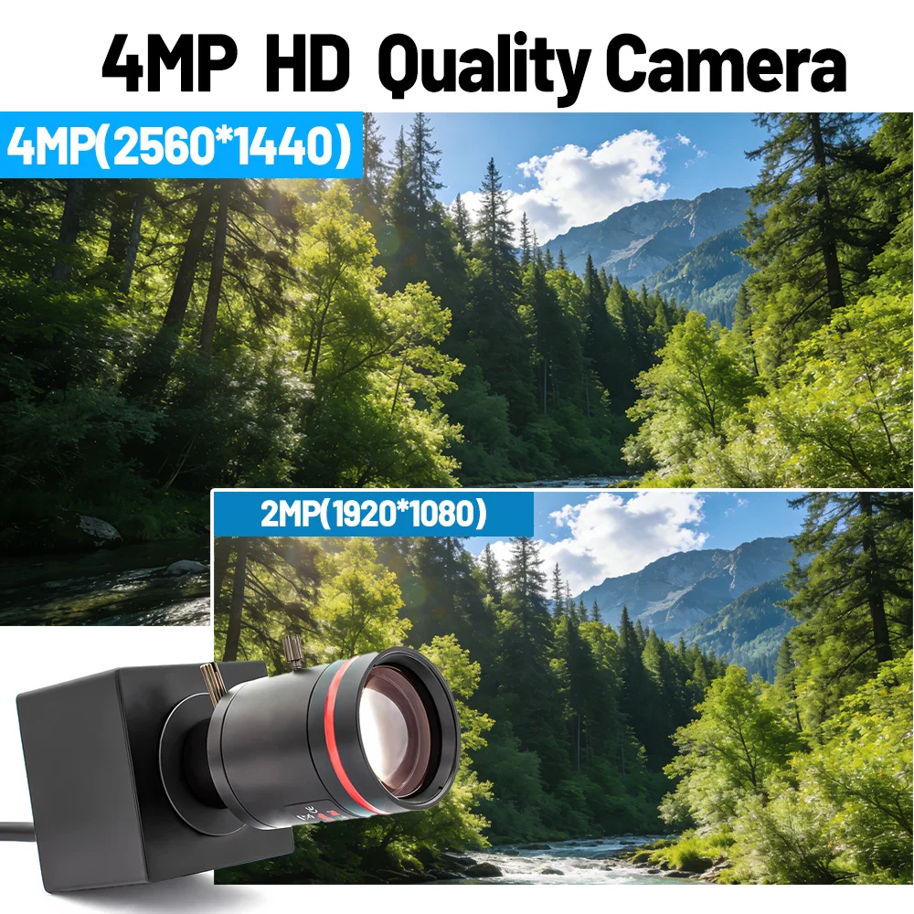 POE IP Camera 2/4MP Industrial Indoor HD Security Onvif RTSP CCTV System Video S