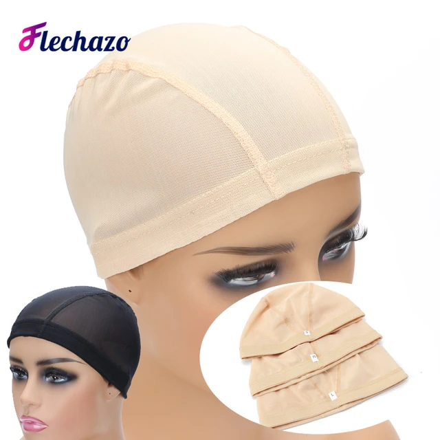 Nylon Spandex Stretchy Caps Dome cap For Making Wig Elastic Wigs Cap Hair  Net Weave Cap Wig Accessories