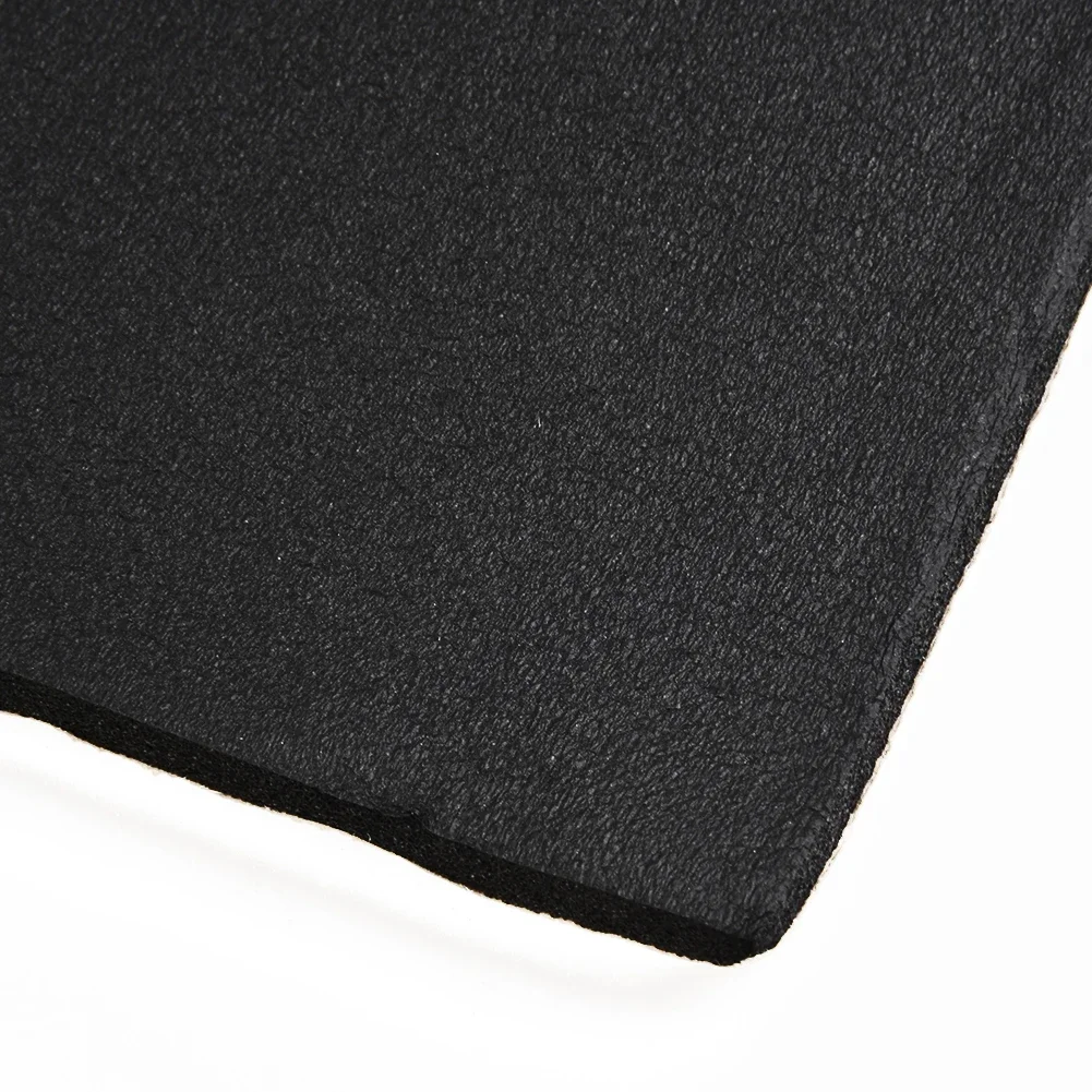 1x Black Car Sound Proofing Deadening Insulation Foam 30cm*50cm*6mm Rubber +plastic Cotton To Reduce Vibrations And Rattles