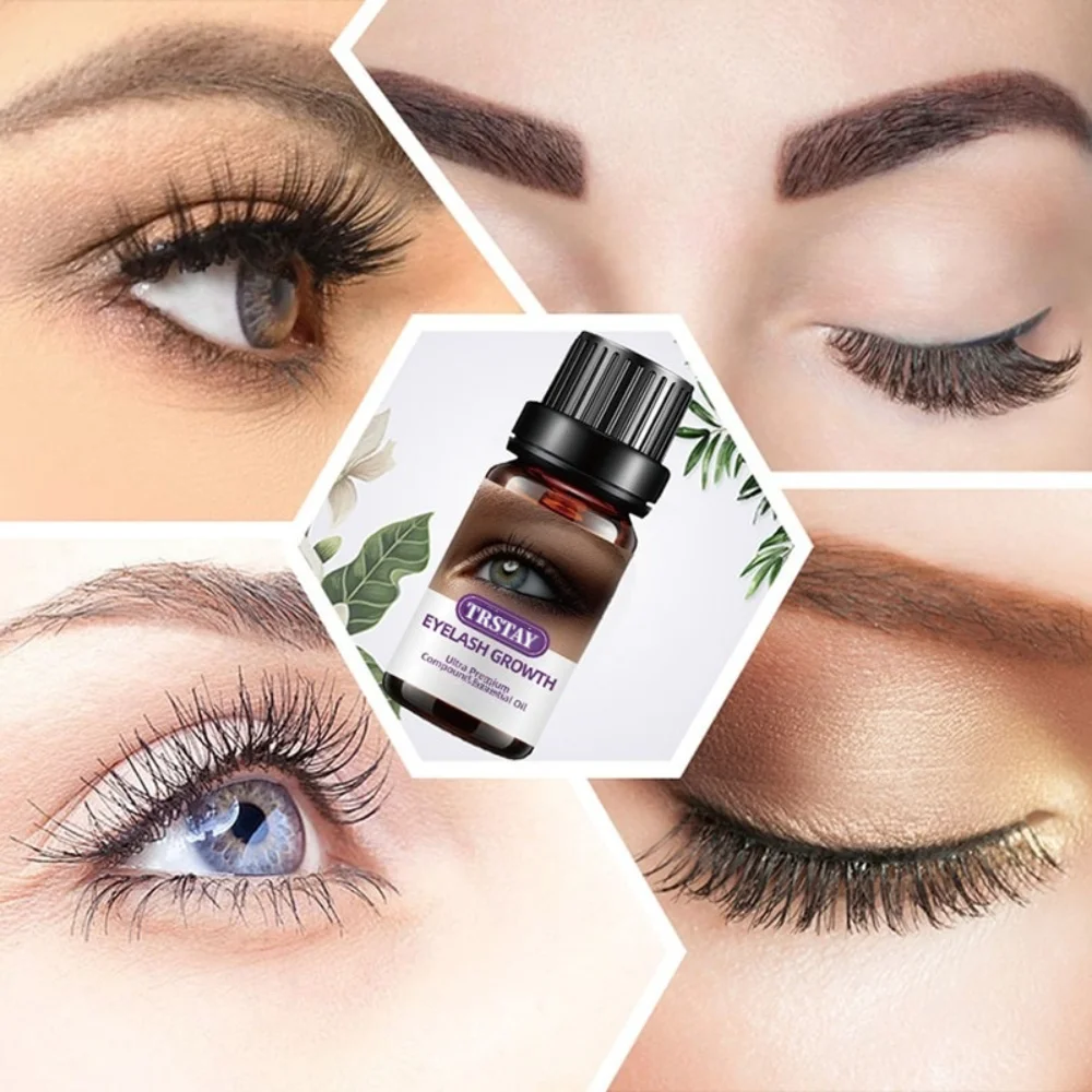 Powerful Eyelashes Growth Serum Eyebrow Growth Oil Essential Oils Essence Fast Growth Liquid Essential Oil Eyelash Enhancer 1pcs nourishing eyebrow oil multifunctional eyelash growth eyebrow liquid eyelash mild hair essence growth maintenance oil t1j1