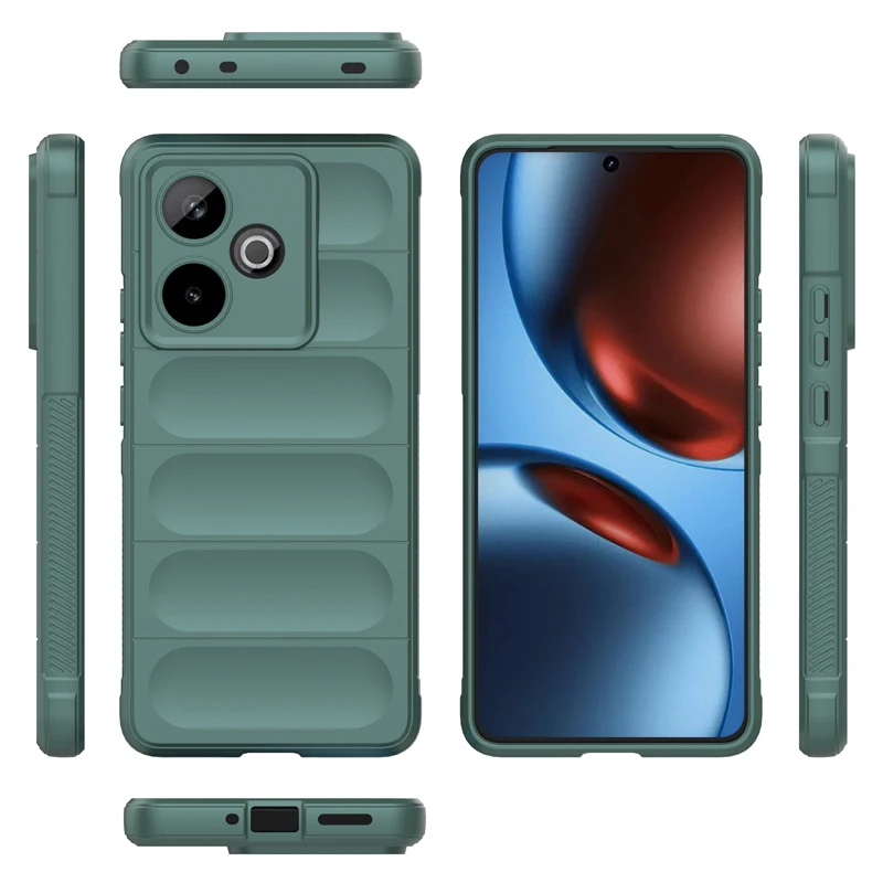 Shockproof Soft TPU Silicone Phone Case with Lens Protection