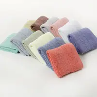 Extreme Comfort Cotton Antibacterial Absorbent Face Towel Square Scarf Dry Body Wash Cloths 1
