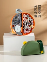 

Household High-End Sewing Kit Multi-Functional Large Capacity Hand Sewing Sewing Kit Solid Sewing Tools