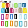 Meetee 10/20Pcs Plastic Tri-Glide Buckles 25/32/38mm O D Ring Bag Strap Adjust Clasp Webbing Connector Hook Dog Collar Accessory 1
