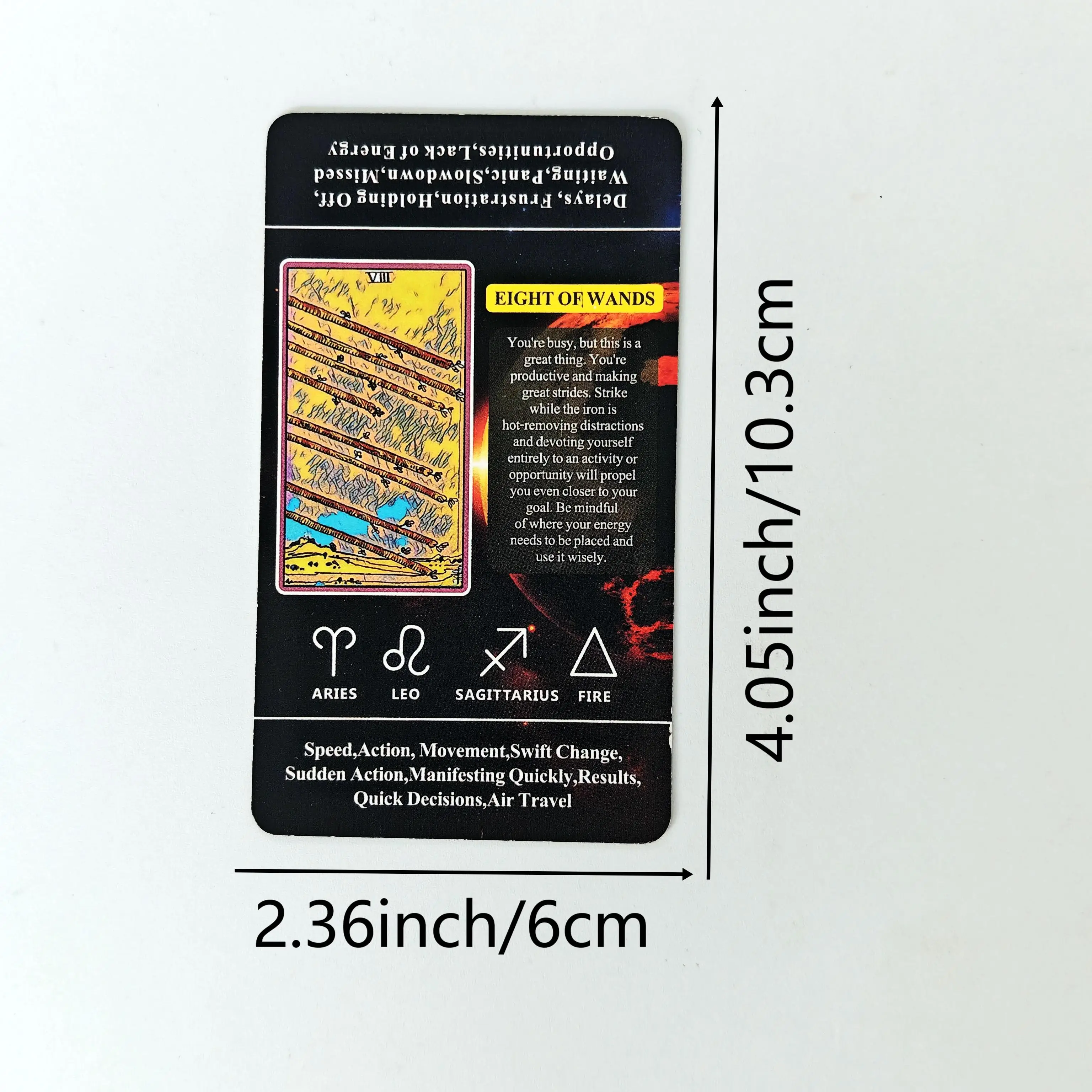 بطاقات التارو للمبتدئين مع معنى لهم، 78 قطعة من بط...