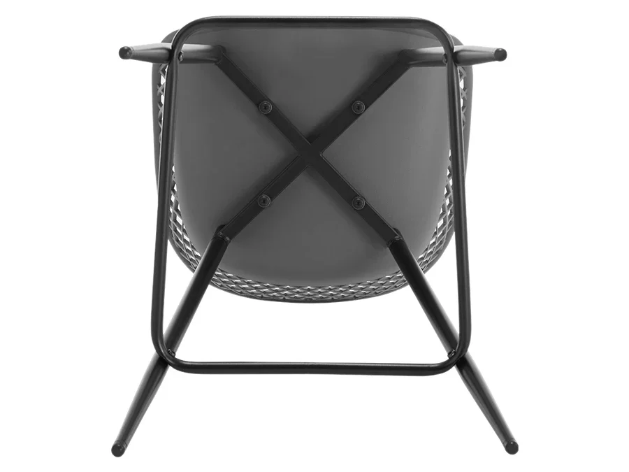 WOLTU 2 Stück/Set Kunststoff-Barhocker, Thekenhocker mit hohler Rückenlehne, Fußstütze, hoher Küchenhocker für Esszimmer, Bistro, Terrasse – Detail 10
