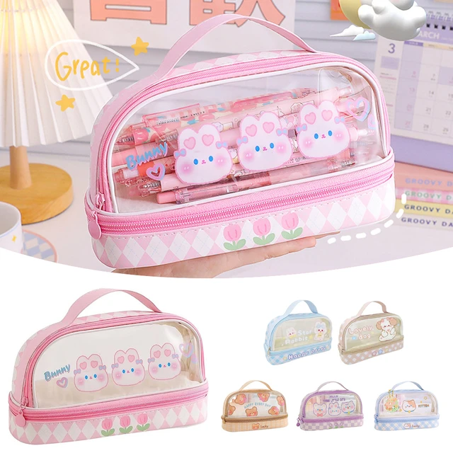 Fast Drop Shipping Small Pencil Bag Cute School Stationery Storage Bag Girl  Pen Case Student Pen Bag School Supplies - AliExpress